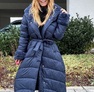 Glint kabát sötétkék – Innova Fashion – 5. kép